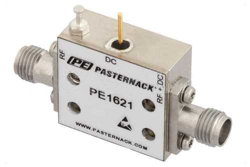 2.92mm Bias Tee from 10MHz to 40GHz Rated to 250mA and 16V DC